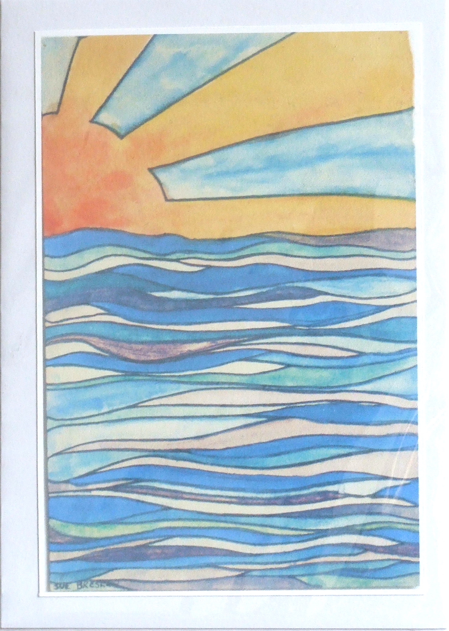 8. Sun  and River Card, $5