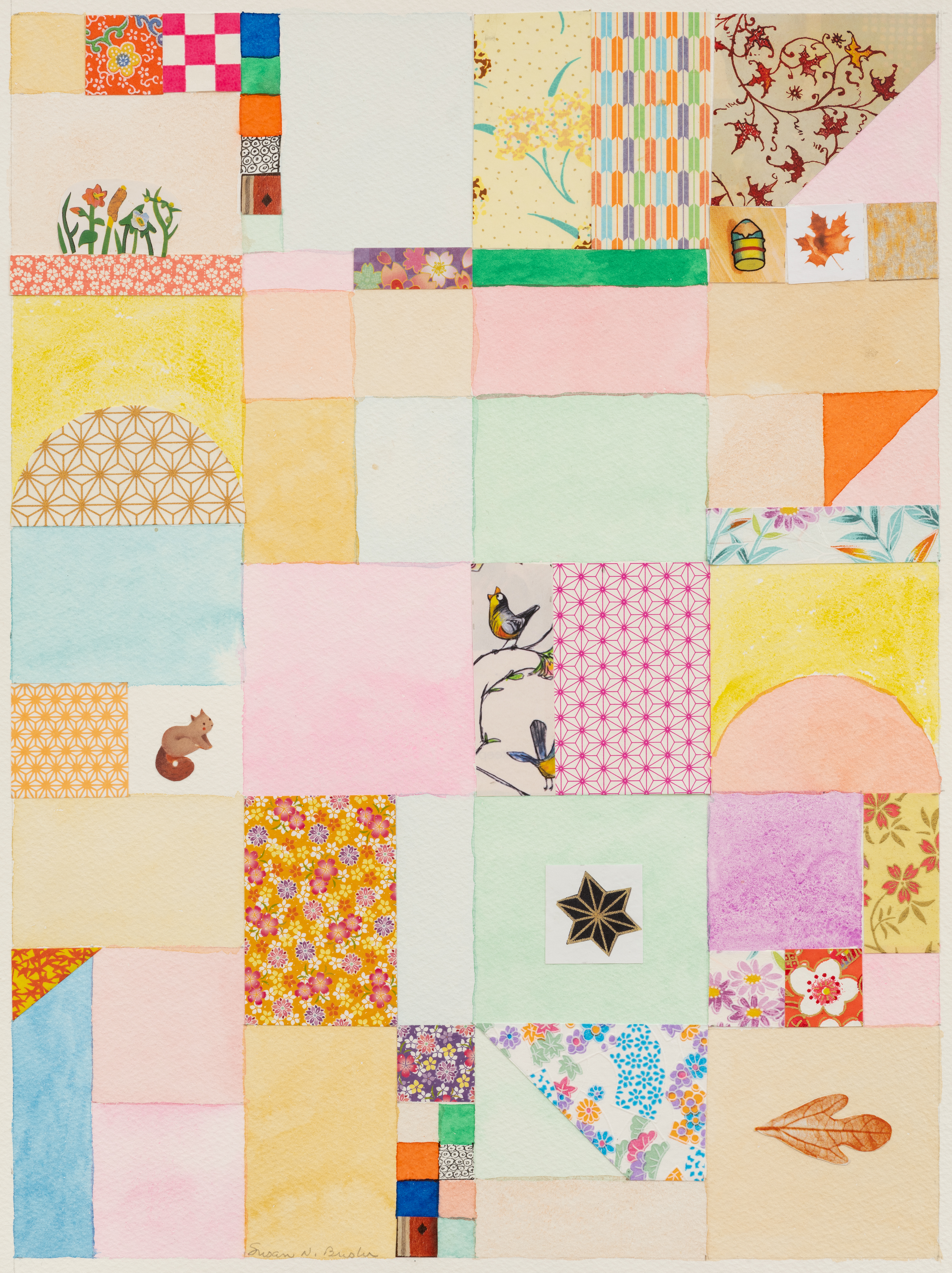 8.Flora and Fauna 4, 2025, 12 inches by 16 inches, Price - $300